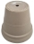 DEGREA Doniczka Vaso VULCANO DOPPIO BORDO D40 Ceramiczna Terakota 40cm