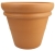 DEGREA Doniczka Vaso DOPPIO BORDO D45 Ceramiczna Terakota 45cm + Podstawka SOTTOVASO D36