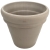 DEGREA Doniczka Vaso VULCANO DOPPIO BORDO D40 Ceramiczna Terakota 40cm + Podstawka SOTTOVASO VULCANO D31