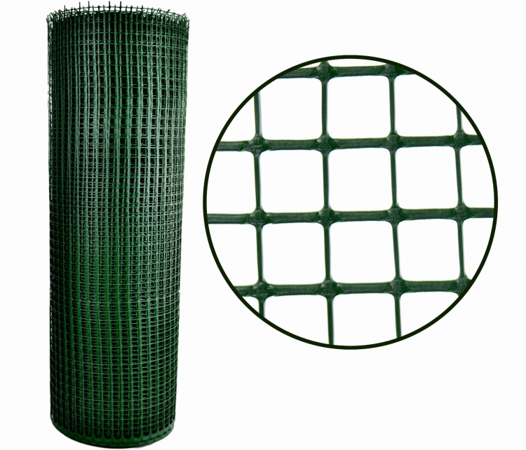 Siatka Plastikowa ZIELONA 80cm 50m Rabatowa Ogrodowa PCV 0,8m K-80/15