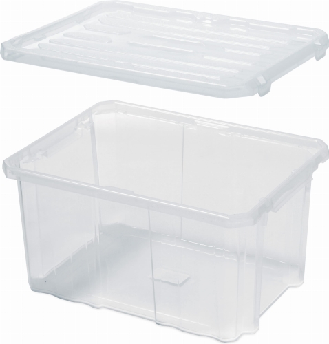 Pudełko Pudło + Pokrywa Plastikowe BOX 16L średnie NCC16 + NCP16 400x300x200 mm Pojemnik Prosperplast CARGOBOX