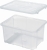 Pudełko Pudło + Pokrywa Plastikowe BOX 16L średnie NCC16 + NCP16 400x300x200 mm Pojemnik Prosperplast CARGOBOX