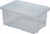 Pudełko Pudło Plastikowe z Pokrywą 45L BOX duże 600x400x265mm NCC24 + NCP24 z kółkami Pojemnik Prosperplast CARGOBOX