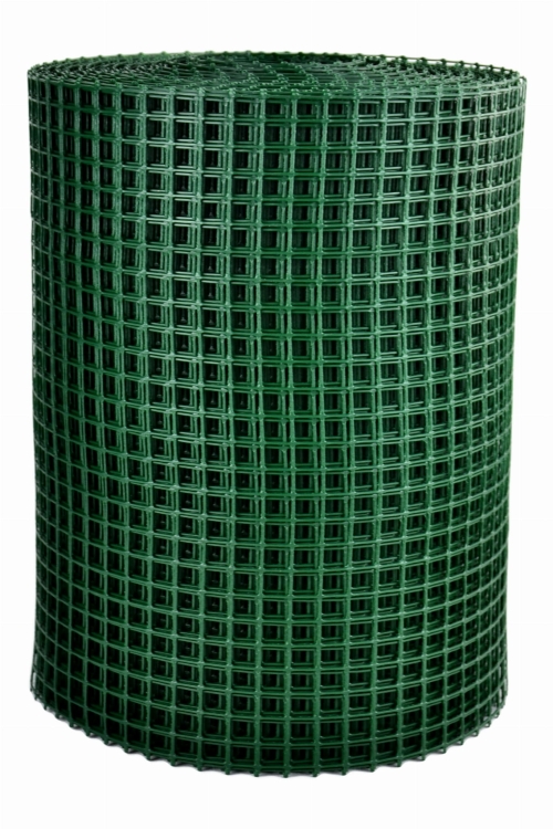Siatka Plastikowa ZIELONA 40cm 50m Rabatowa Ogrodowa PCV 0,4m K-40/15