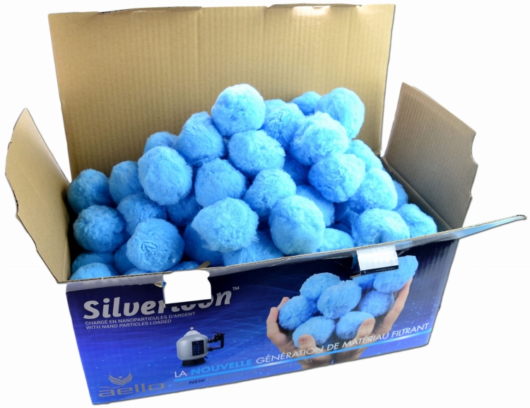 Silverloon 700g Kulki Filtracyjne z Jonami Srebra do Basenu Filtra = 25 kg Piasku Kwarcowego