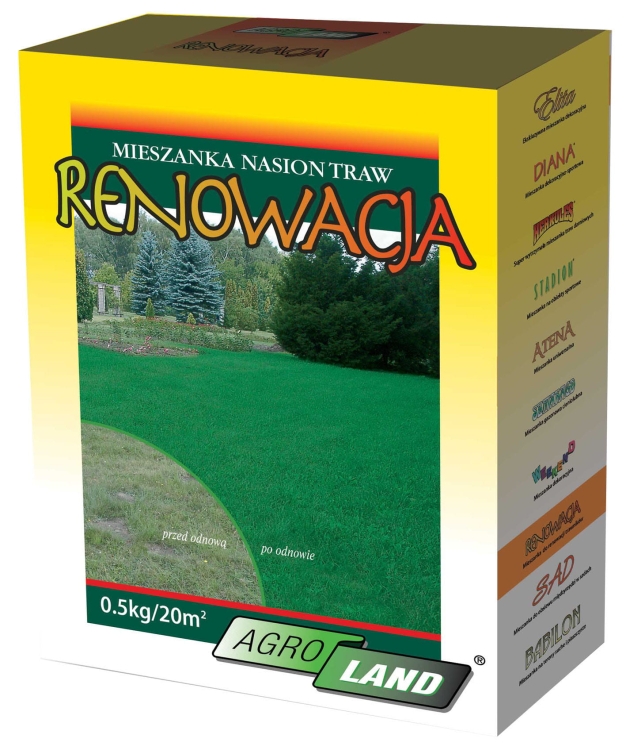 AgroLand Trawa RENOWACJA 0,5kg renowacyjna nasiona