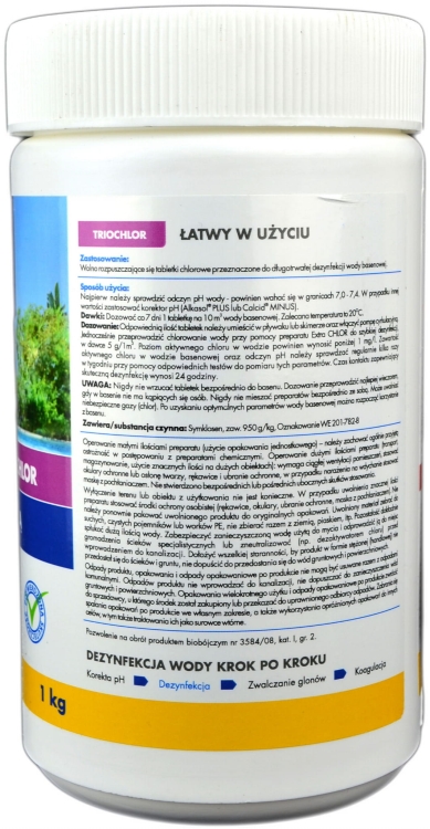Target TRIO Chlor 1kg Tabletki 200g x 5szt