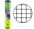 Siatka PCV ANTRACYTOWA 50cm 5m oczko 20x20mm Nortene Maxisquare Antracyt Plastikowa 0,5x5m