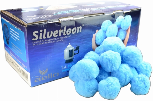 Silverloon 700g Kulki Filtracyjne z Jonami Srebra do Basenu Filtra = 25 kg Piasku Kwarcowego