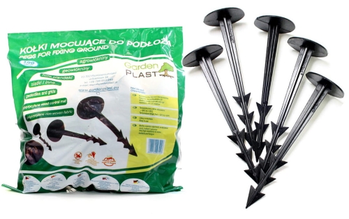 Kotwy L125mm 12,5cm 100szt GardenPEG do Agrowłókniny Kołki Szpilki
