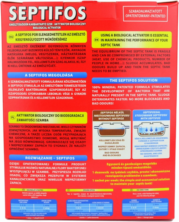 Septifos Aktywator Biologiczny do Szamba Proszek