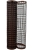 Siatka PCV Brązowa 50cm 5m oczko 20x20mm Nortene Maxisquare Brąz Plastikowa 0,5x5m