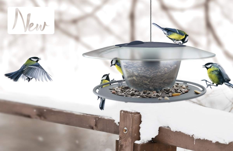 Karmnik dla Ptaków Okrągły na Palik do Wieszania Balkon Prosperplast Birdyfeed Round IBFR-405U