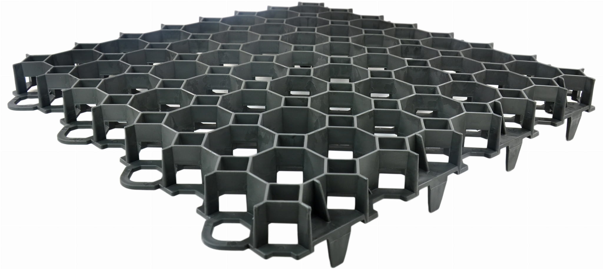 Kratka Parkingowa Trawnikowa 50x50cm 40mm Czarna Krata Drogowa płyta ażurowa Stella Green SG1 B Geokrata
