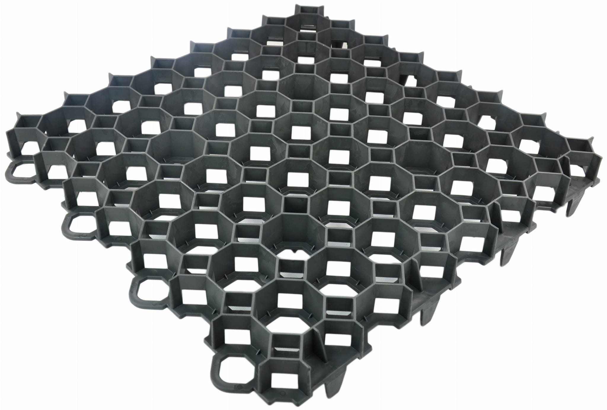 Kratka Parkingowa Trawnikowa 50x50cm 40mm Czarna Krata Drogowa płyta ażurowa Stella Green SG1 B Geokrata