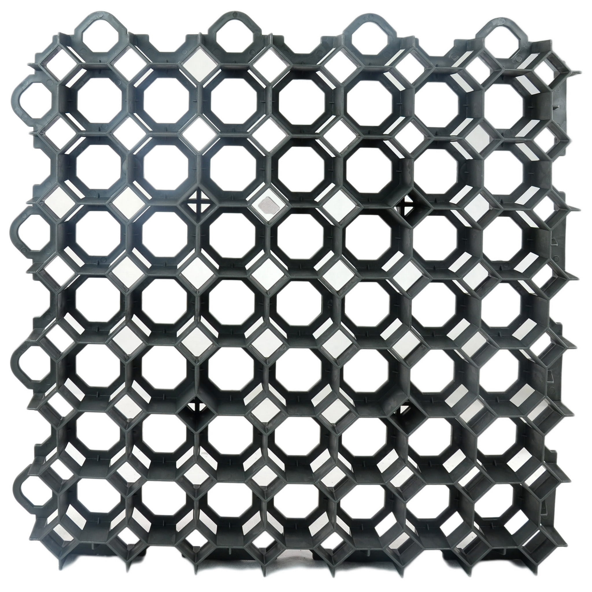 Kratka Parkingowa Trawnikowa 50x50cm 40mm Czarna Krata Drogowa płyta ażurowa Stella Green SG1 B Geokrata