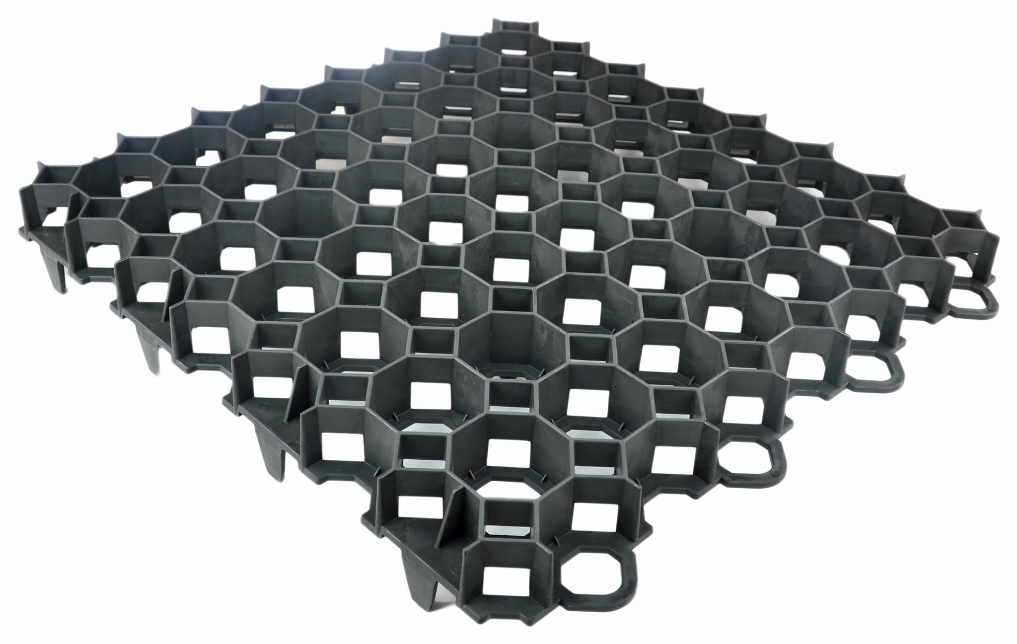 Kratka Parkingowa Trawnikowa 50x50cm 40mm Czarna Krata Drogowa płyta ażurowa Stella Green SG1 B Geokrata