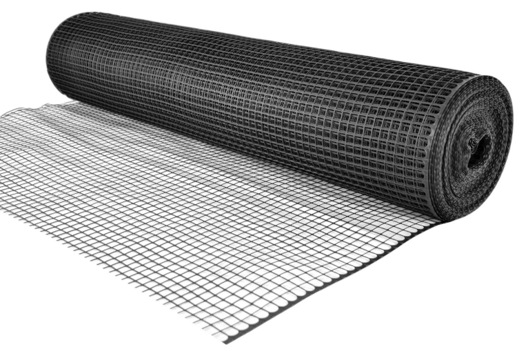 Siatka Plastikowa CZARNA 120cm 50m Rabatowa Ogrodowa PCV 1,2m K-120/15 ANTRACYT