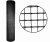 Siatka Plastikowa CZARNA 120cm 50m Rabatowa Ogrodowa PCV 1,2m K-120/15 ANTRACYT