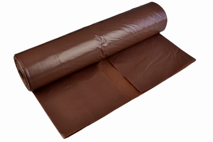 Worki do Segregacji Odpadów 120L BRĄZOWE 25szt 70x110cm na BIOODPADY
