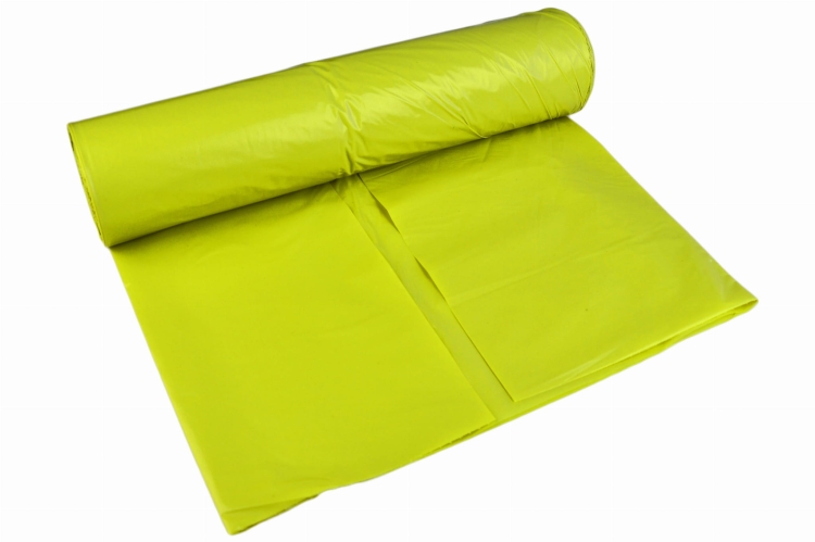 Worki do Segregacji Odpadów 120L ZÓŁTE 25szt 70x110cm na PLASTIK i METAL