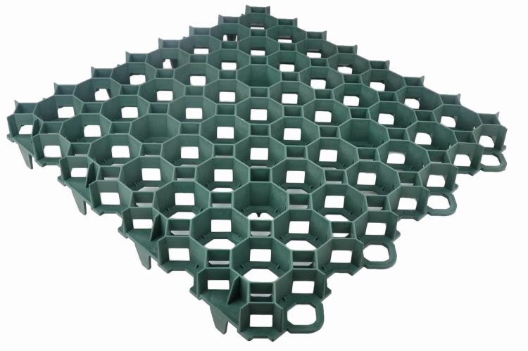 Kratka Parkingowa Trawnikowa 50x50cm 40mm Zielona Krata Drogowa płyta ażurowa Stella Green SG1 G Geokrata