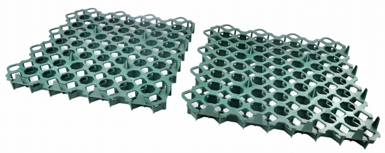 Kratka Parkingowa Trawnikowa 50x50cm 40mm Zielona Krata Drogowa płyta ażurowa Stella Green SG1 G Geokrata