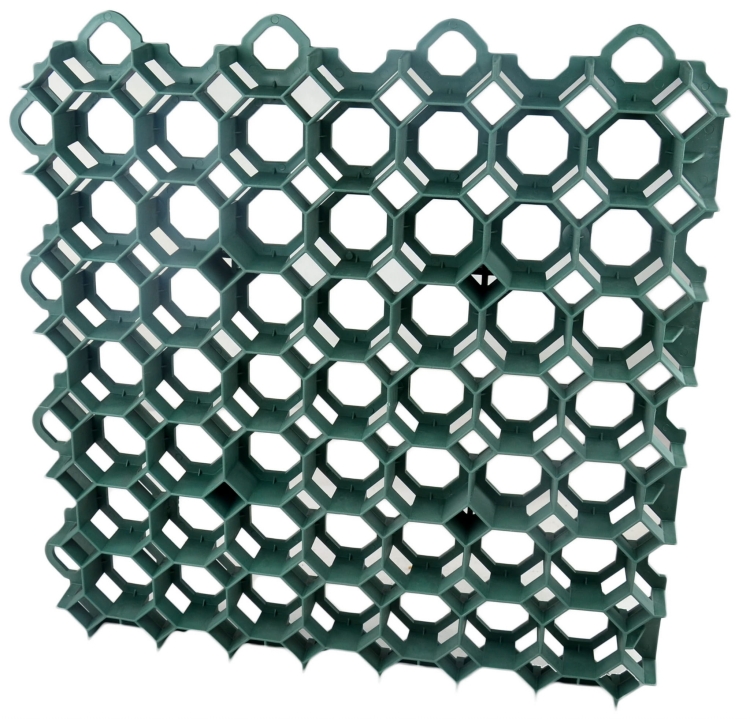Kratka Parkingowa Trawnikowa 50x50cm 40mm Zielona Krata Drogowa płyta ażurowa Stella Green SG1 G Geokrata