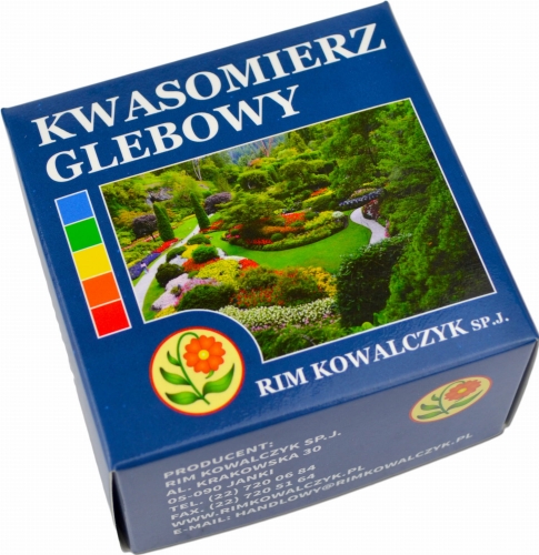 Tester pH Kwasomierz Glebowy Ceramiczny - komplet płytka ceramiczna+ płyn Helliga 40ml