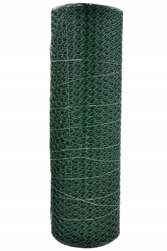 Siatka Metalowa Zielona 50cm 25m oczko 13mm HEXA