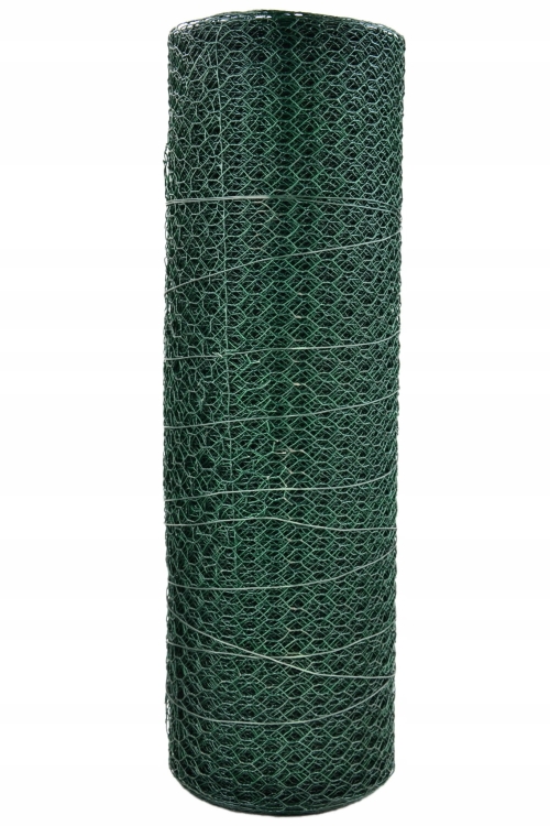 Siatka Metalowa Zielona 50cm 25m oczko 13mm HEXA