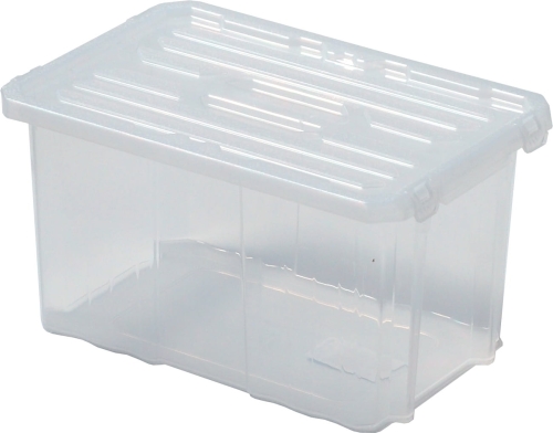 Pudełko Pudło + Pokrywa Plastikowe BOX 6L mały NCC12 + NCP12 300x200x165 mm Pojemnik Prosperplast CARGOBOX