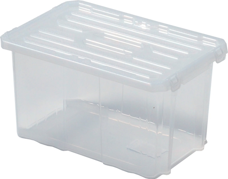 Pudełko Pudło + Pokrywa Plastikowe BOX 6L mały NCC12 + NCP12 300x200x165 mm Pojemnik Prosperplast CARGOBOX