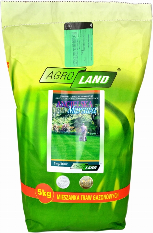 AgroLand Trawa Angielska Murawa Ozdobna 5kg