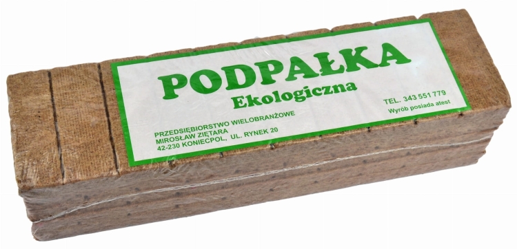 PODPAŁKA BEZWONNA Ekologiczna rozpałka 50szt DUŻA