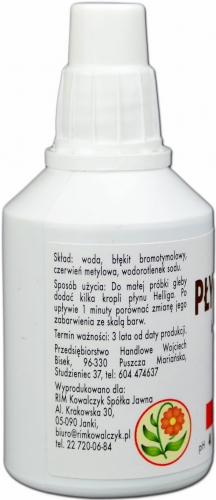 Płyn Heliga 40ml tester pH kwasomierz zapas