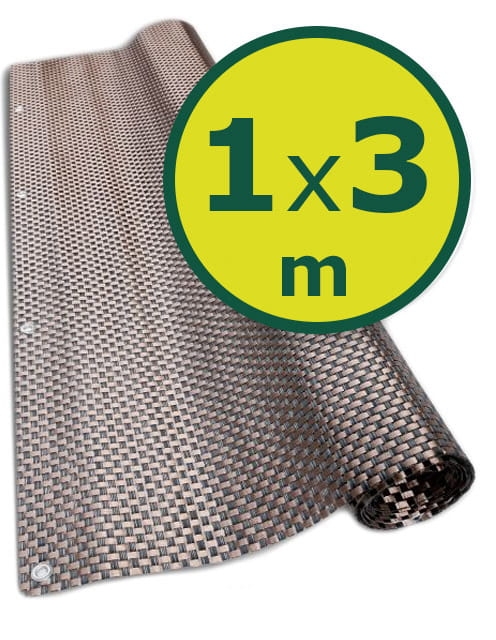 Mata Technorattan Brąz LUX 830g/m2 1x3m