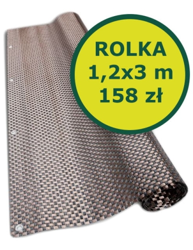 Mata Technorattan Brąz LUX 830g/m2 1,2x3m