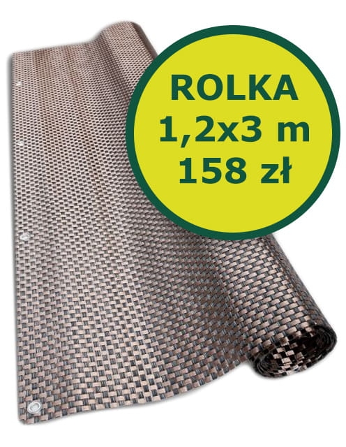 Mata Technorattan Brąz LUX 830g/m2 1,2x3m