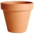 DEGREA Doniczka VASO D15 Ceramiczna Klasyczna Prosta Włoska Terakota 15cm