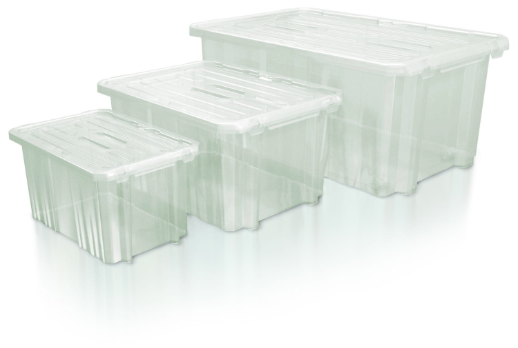 Pudełko Pudło + Pokrywa Plastikowe BOX 16L średnie NCC16 + NCP16 400x300x200 mm Pojemnik Prosperplast CARGOBOX