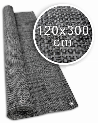 Mata Technorattan SZARA 650g/m2 1,2x3m