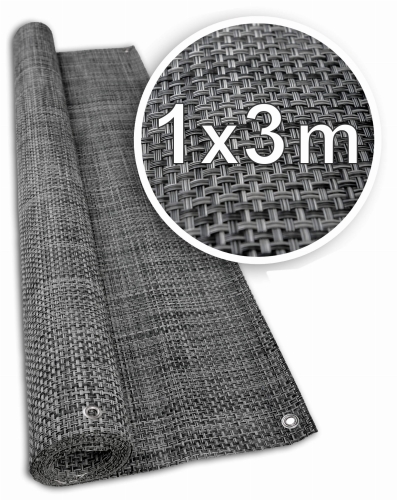 Mata Technorattan SZARA 650g/m2 1x3m
