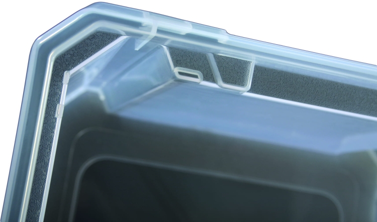 Pudełko Pudło + Pokrywa Plastikowe BOX 6L mały NCC12 + NCP12 300x200x165 mm Pojemnik Prosperplast CARGOBOX