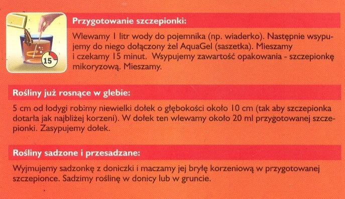 Mikoryza Szczepionka Uniwersalna Zielony Dom