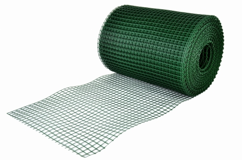 Siatka Plastikowa ZIELONA 40cm 50m Rabatowa Ogrodowa PCV 0,4m K-40/15