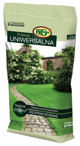 Granum Trawa Uniwersalna 5kg nasiona trawy 200m2