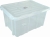Pudełko Pudło + Pokrywa Plastikowe BOX 16L średnie NCC16 + NCP16 400x300x200 mm Pojemnik Prosperplast CARGOBOX