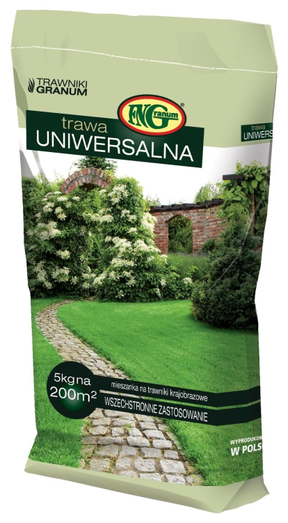 Granum Trawa Uniwersalna 5kg nasiona trawy 200m2